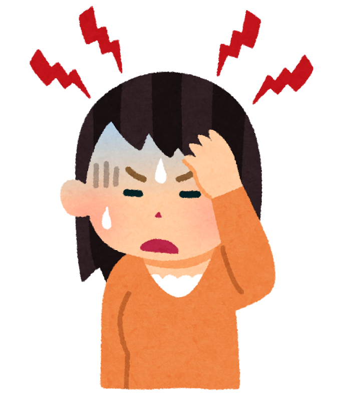 頭痛ぼ画像